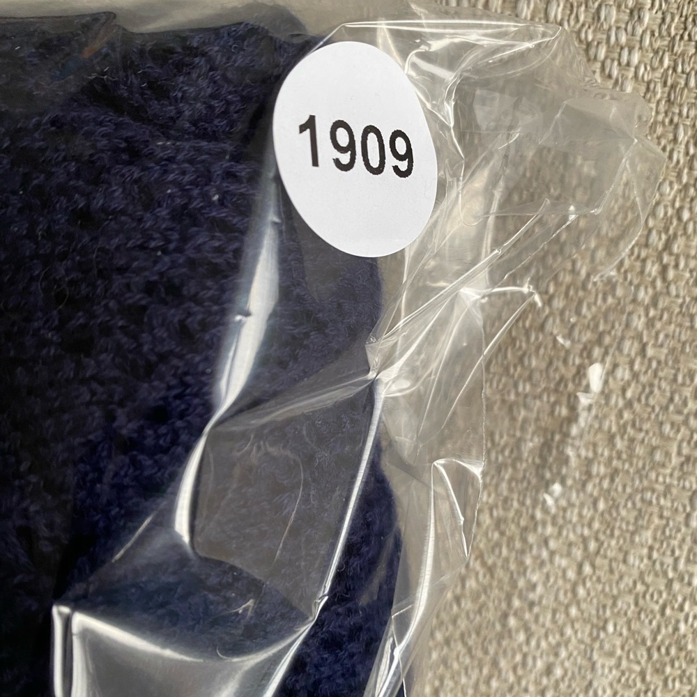 Kate Spade Sweater Women’s Medium Scallop Lace Sweater Navy Blue - Picture 9 of 9